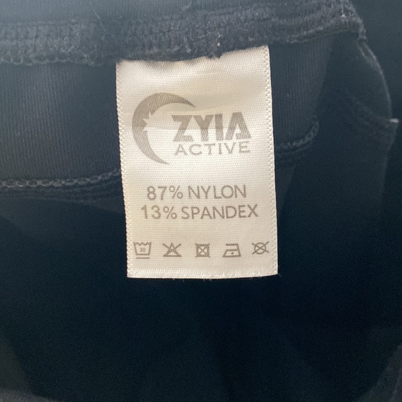 ZYIA Active Unwind Jogger Pants Sweatpants Stretch Lounge Black - Picture 12 of 13